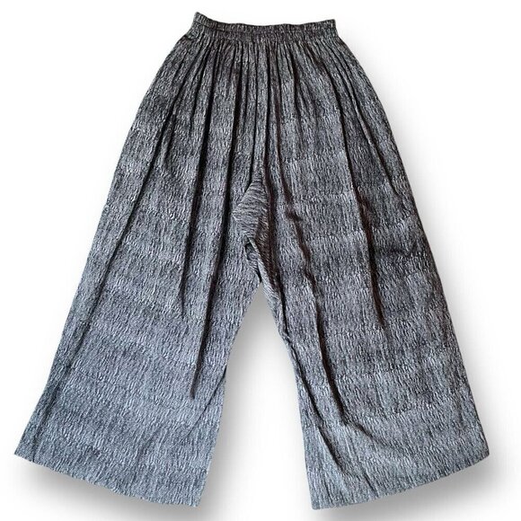 Comme des Garcons Womens Pants Sz Medium Gray Wide Leg Drop Crotch Avant Garde - Picture 7 of 13